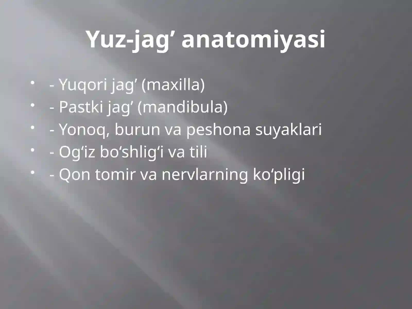 Yuz-jag' jarohatlari va uning asoratlari 3