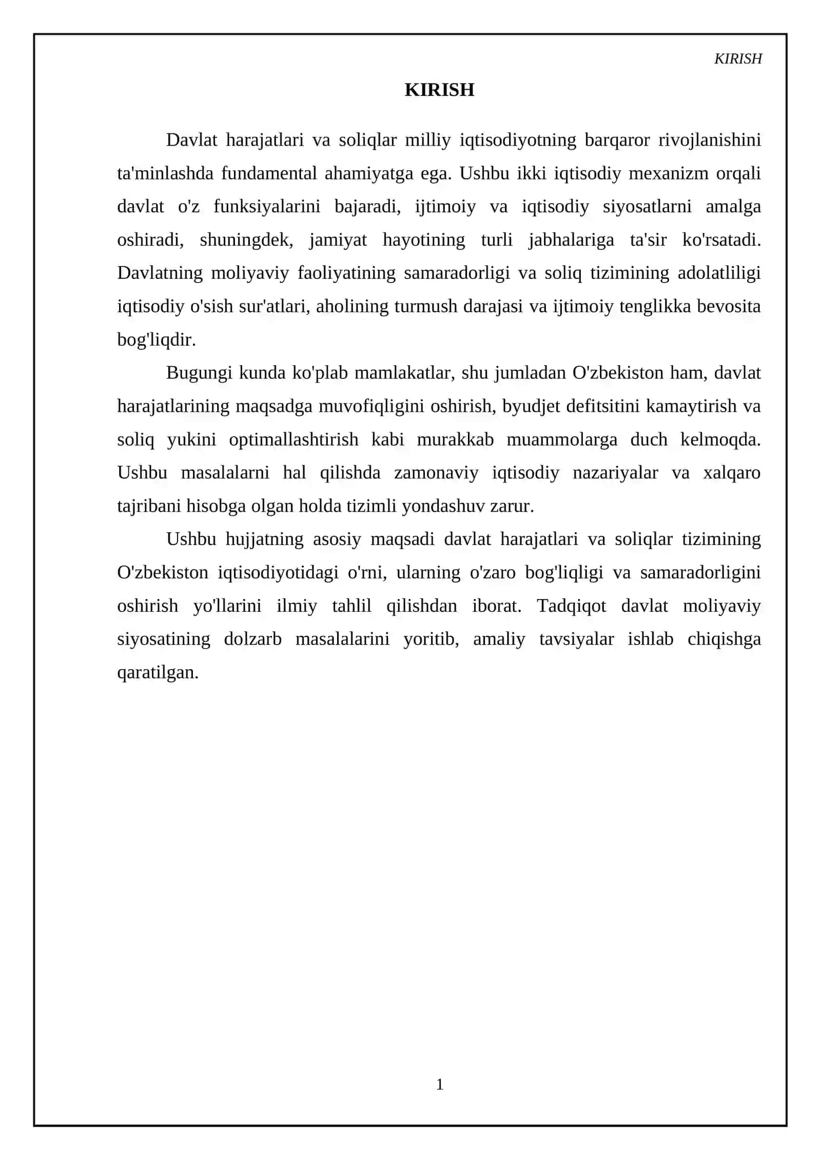 Davlat harajatlari va soliqlar 3