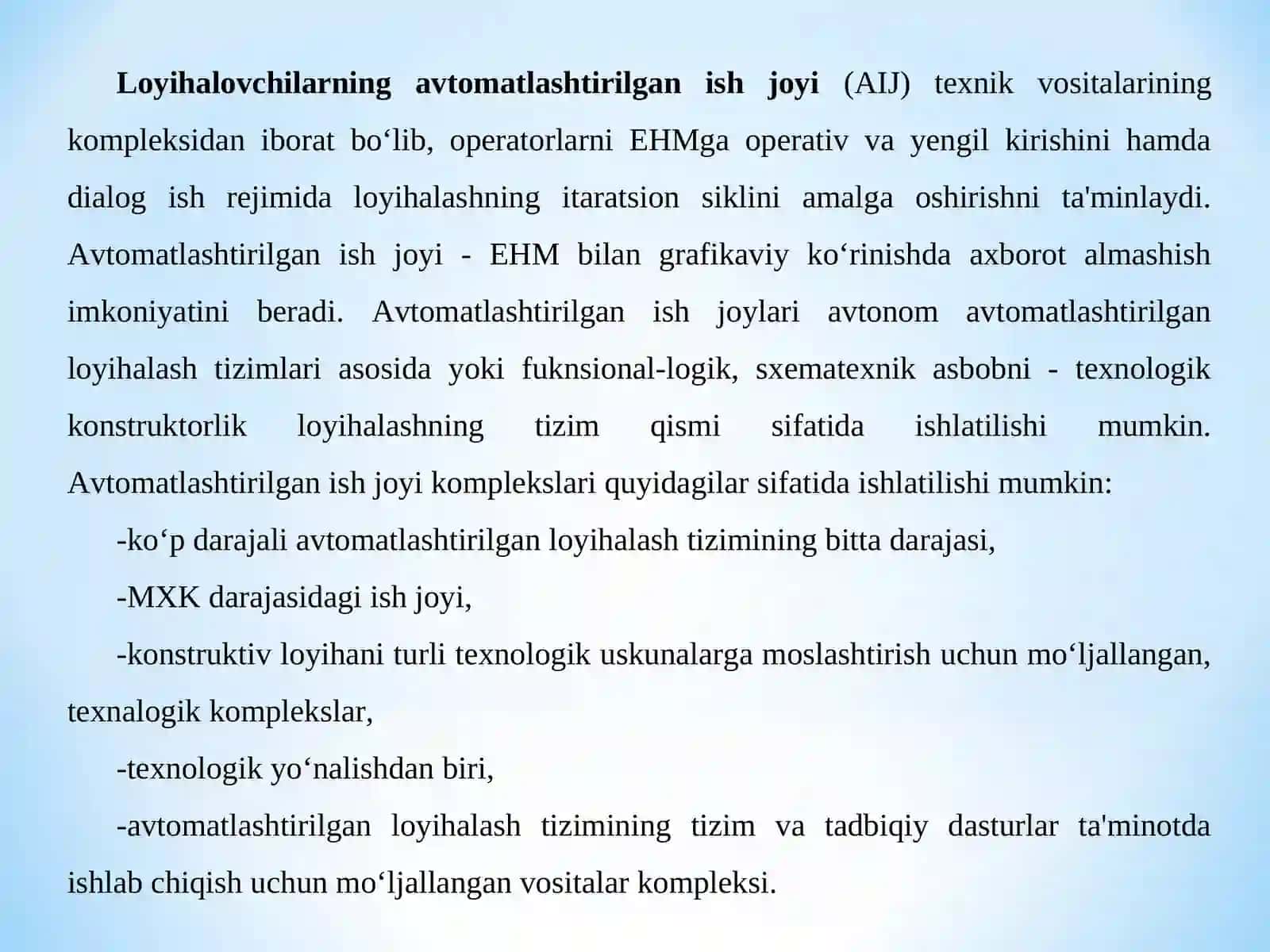 Avtomatlashtirilgan ish joyi 3