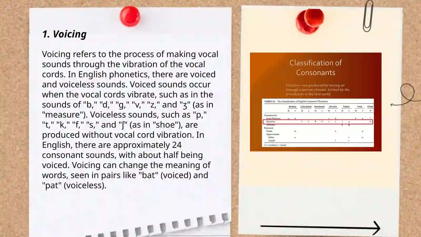 Classifications of Consonants 3