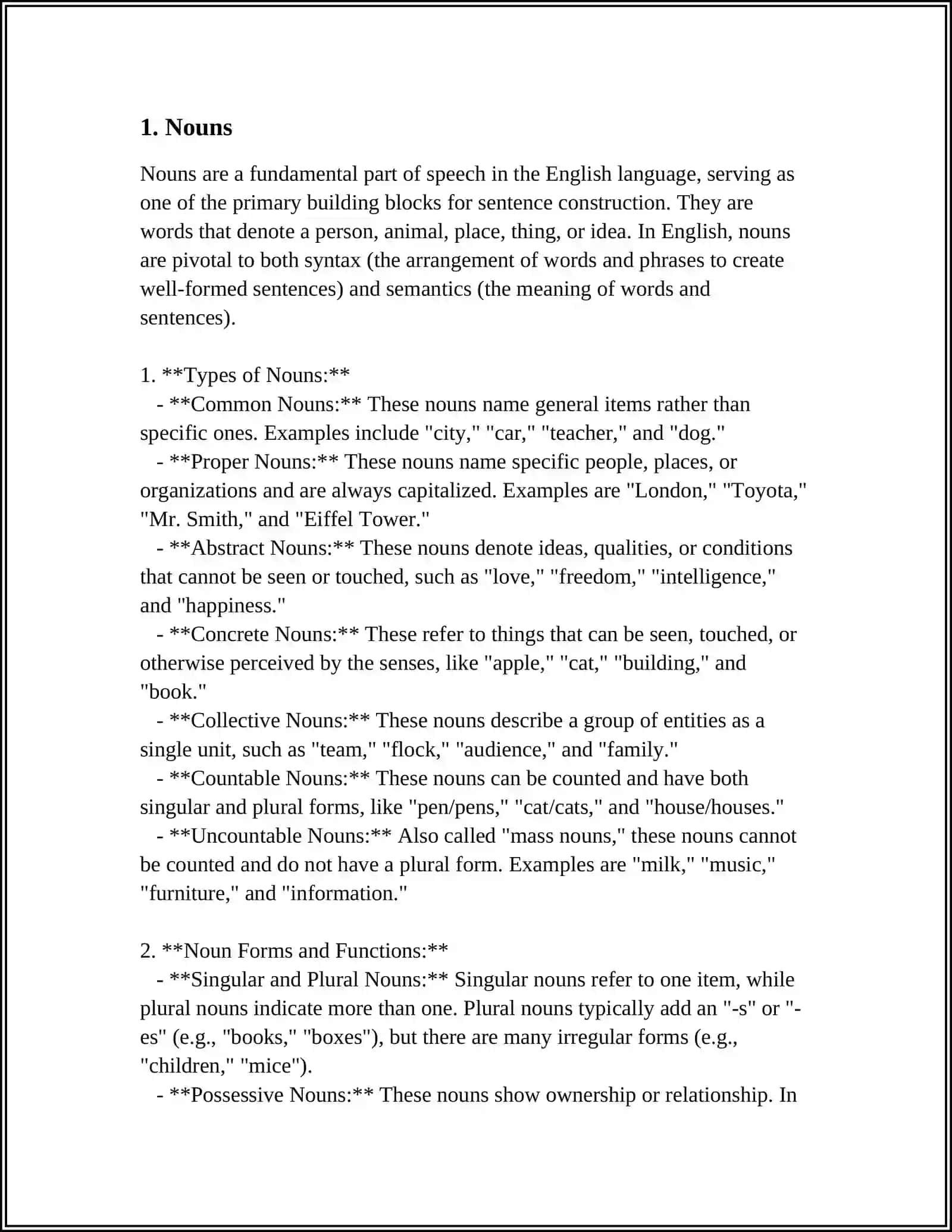 CONTENT WORDS IN ENGLISH 3