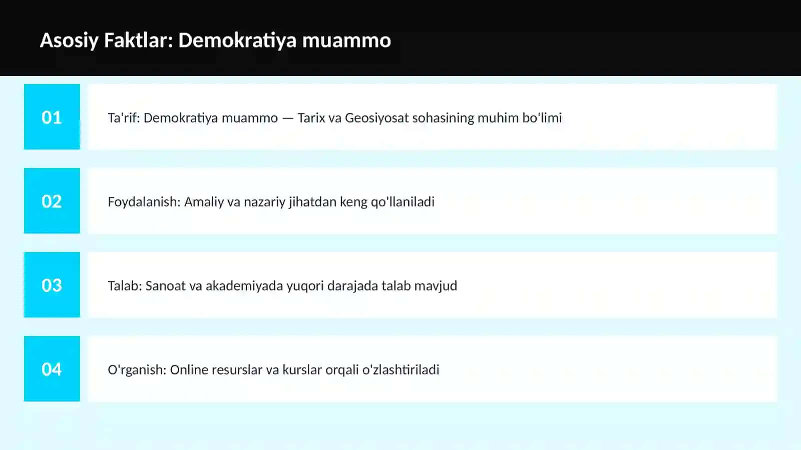 Demokratiya muammo 3