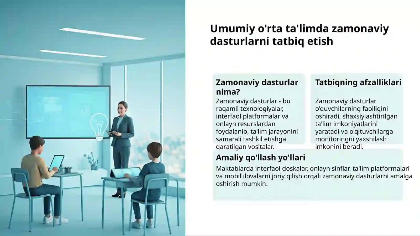 Talim tizimida yangi bosqich: isloxotlar va innovatsiyalar 3