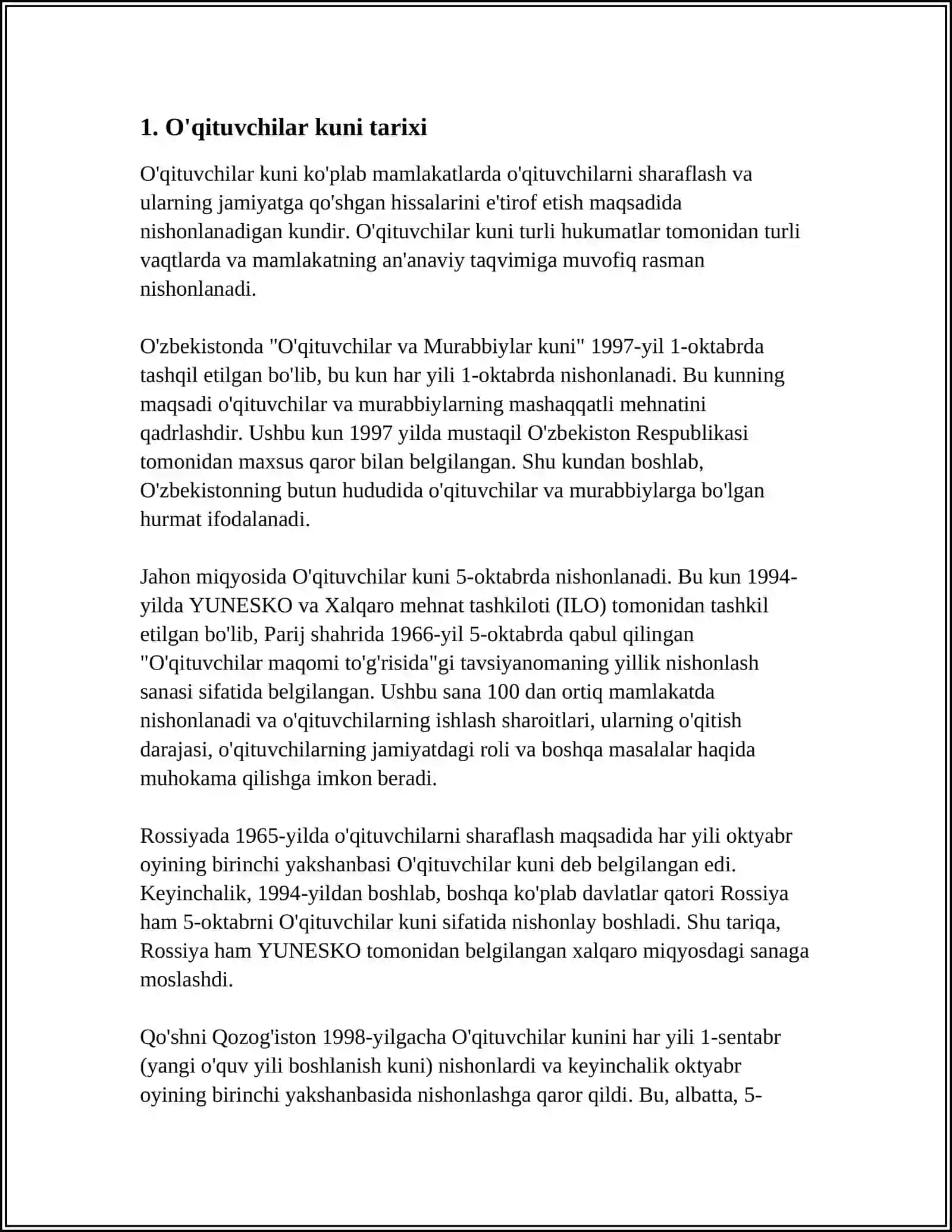 O'QITUVCHILAR MURABBIYLAR BAYRAMI 3