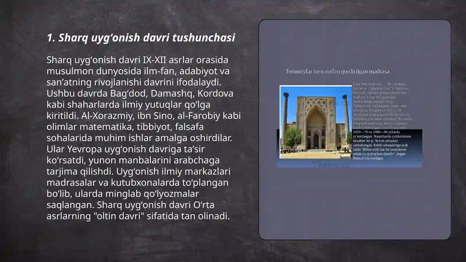 Sharq uygʻonish davrida pedagogik fikrlarning rivojlanishi 3