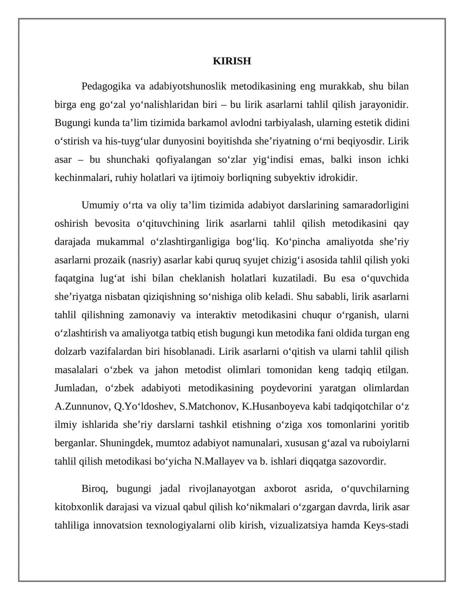 Lirik asarlarning nazariy asoslari va janr xususiyatlari 3