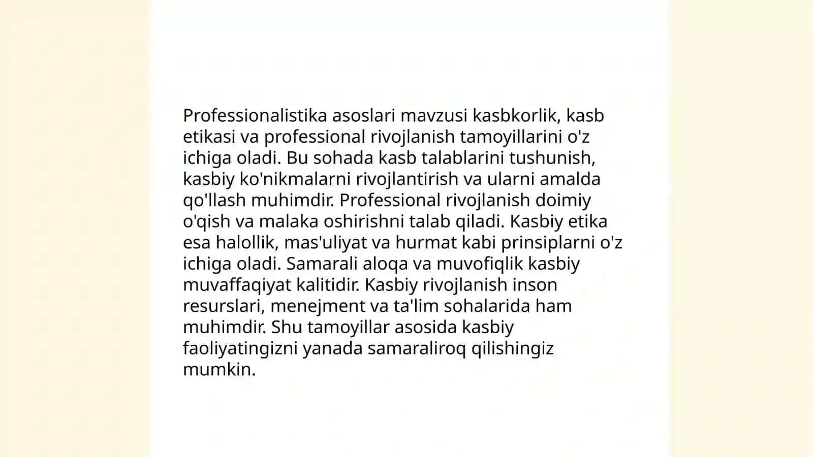 Professionallistika asoslari 3