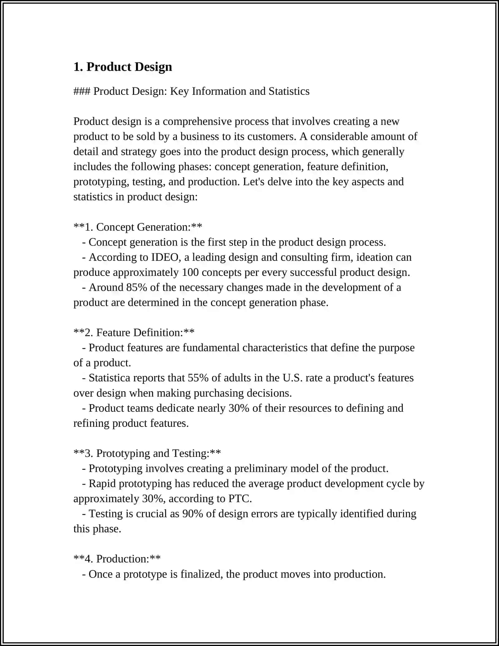 PRODUCT CHARACTERISTICS 3