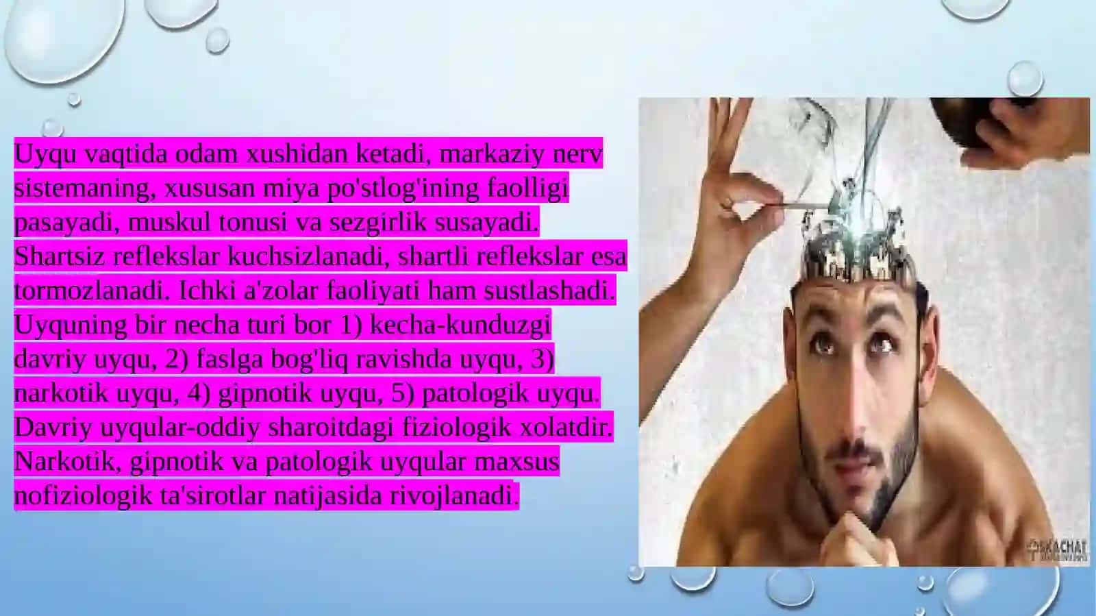 Uyqu, tushko’rish,gipnoz 3
