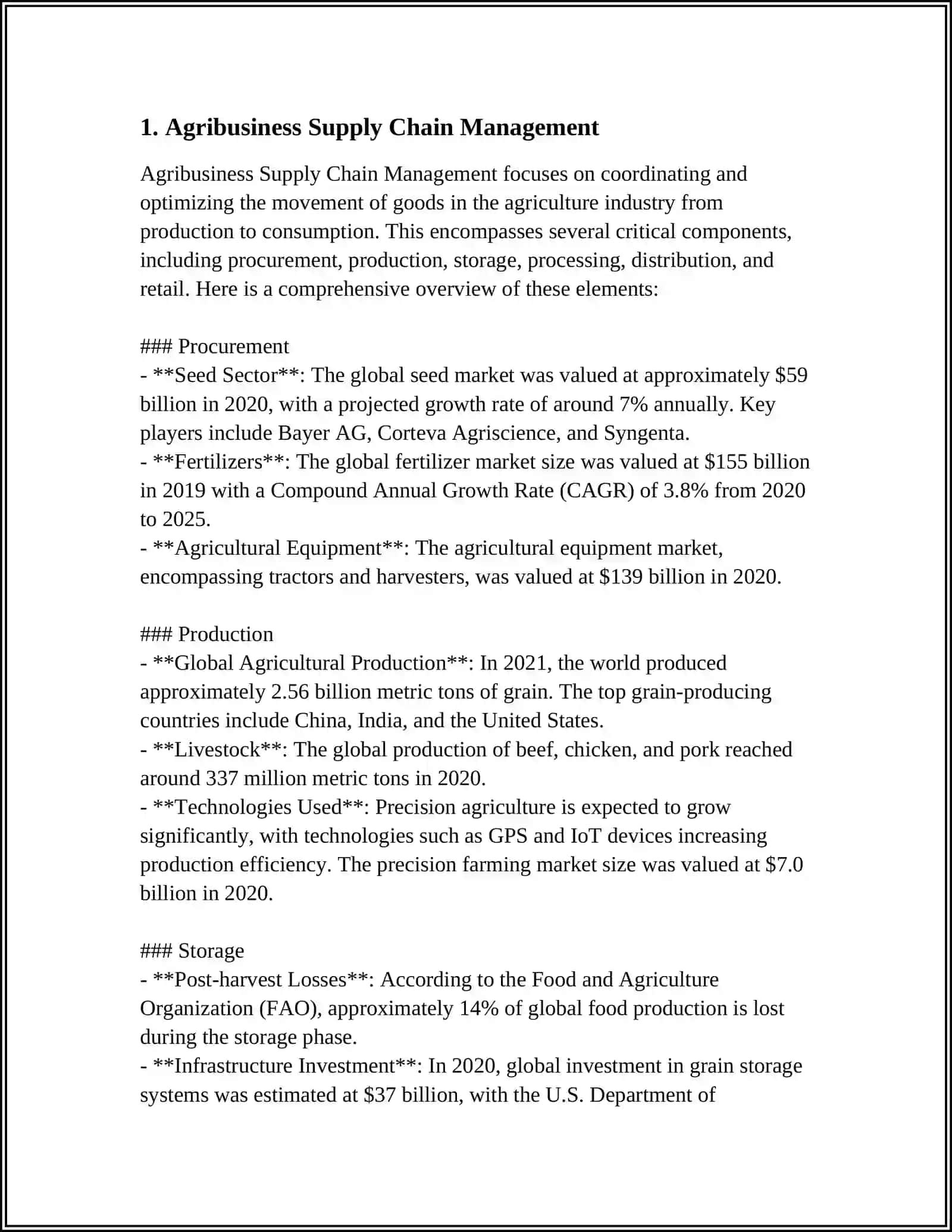 Agribusiness Supply Chain Management 3