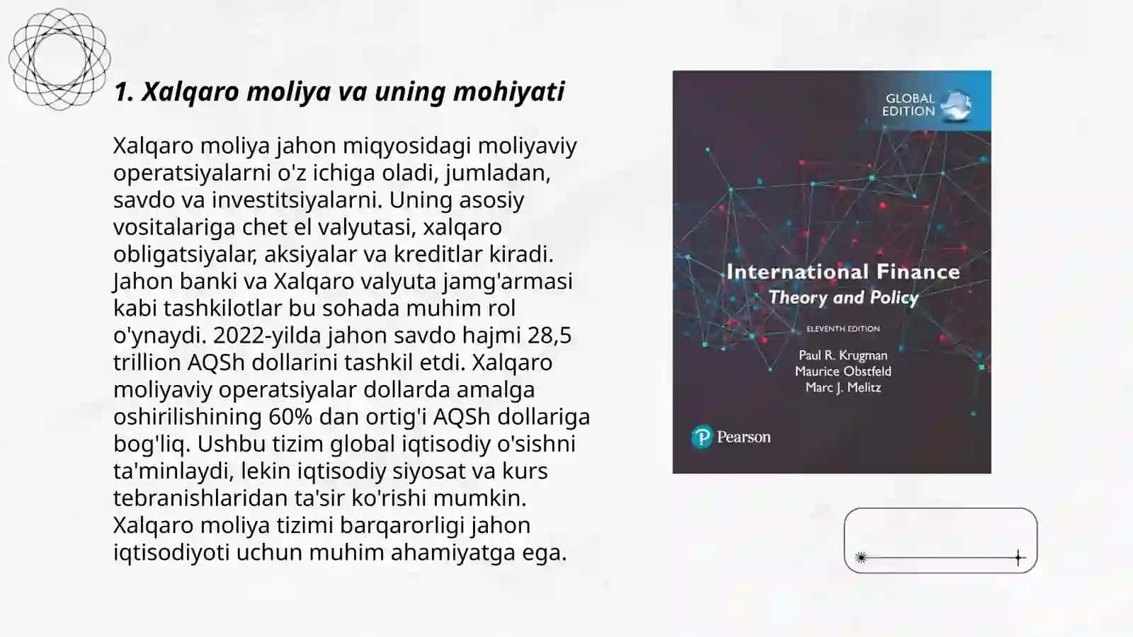Xalqaro moliya 3
