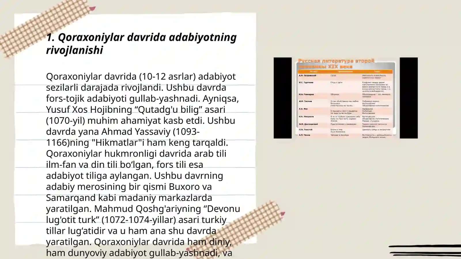 Qoraxoniylar davri adabiyoti 3