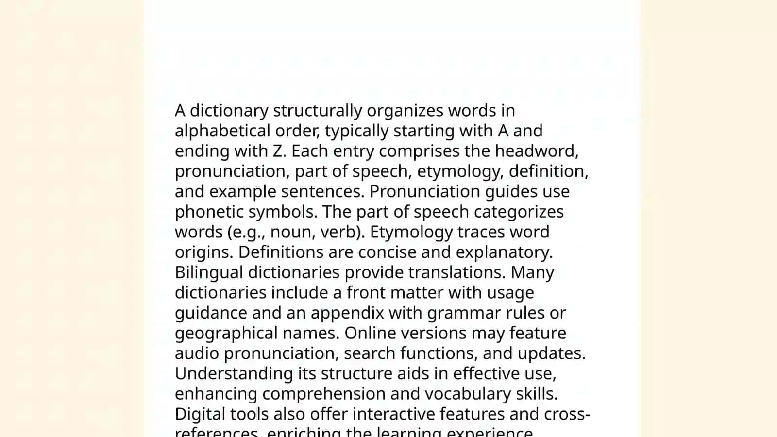 Making the most of your dictionary 3