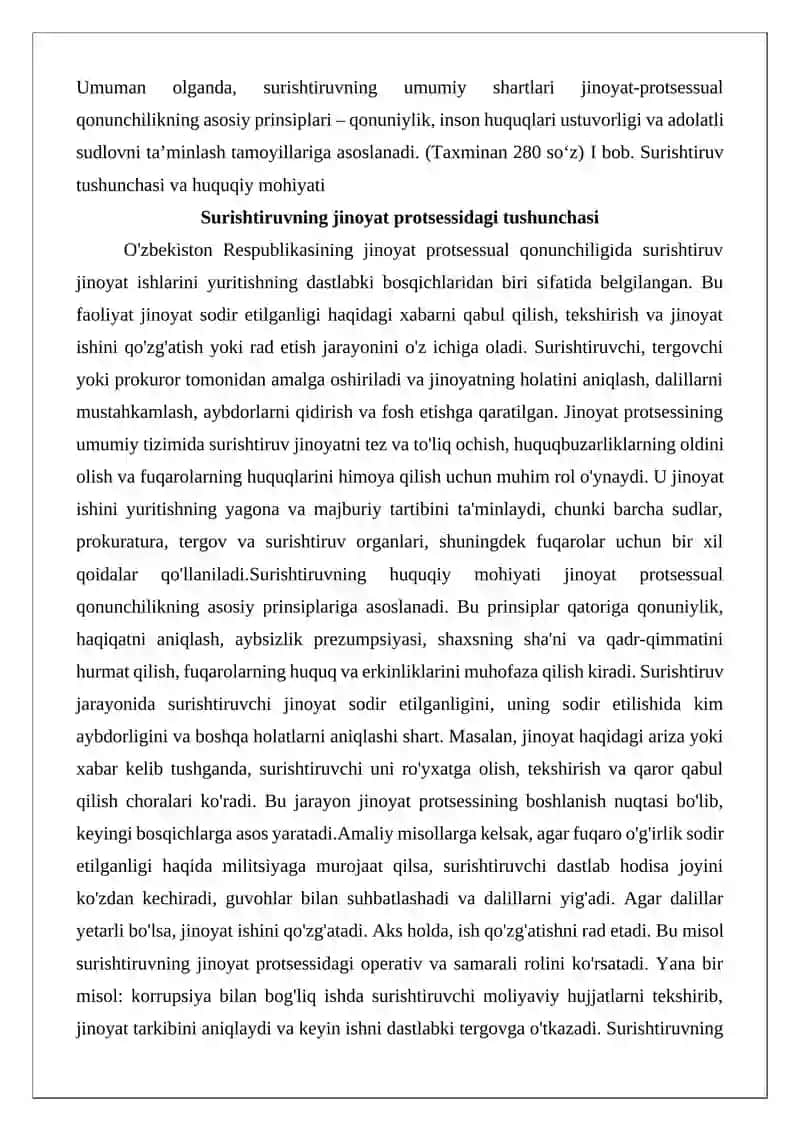 Surishtiruvning umumiy shartlari 3