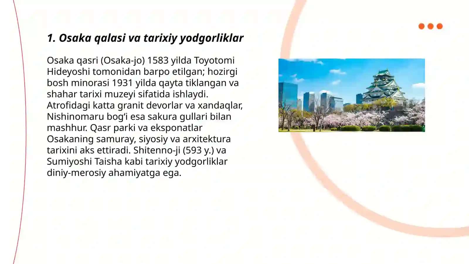 Osaka shahri turizm salohiyati 3