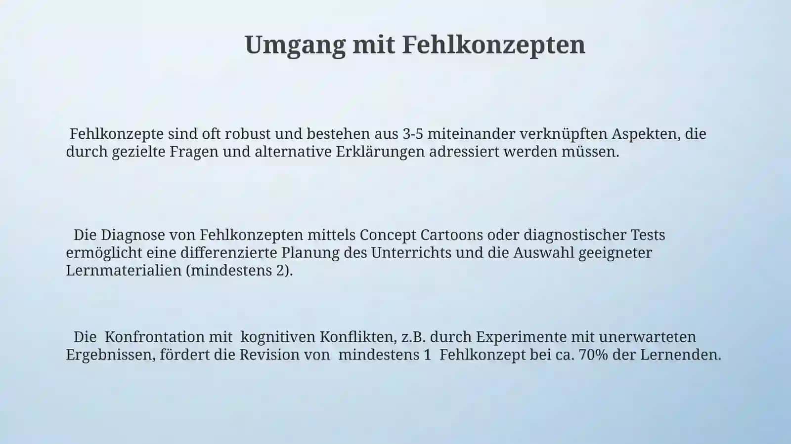 Vorwissen der Lernenden erfassen 3