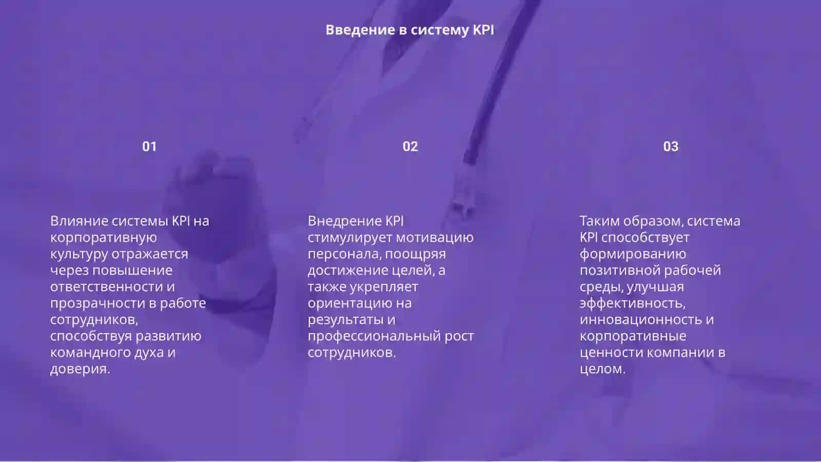 Влияние системы КРI на корпоративную культуру и мотивацию сотрудников 3