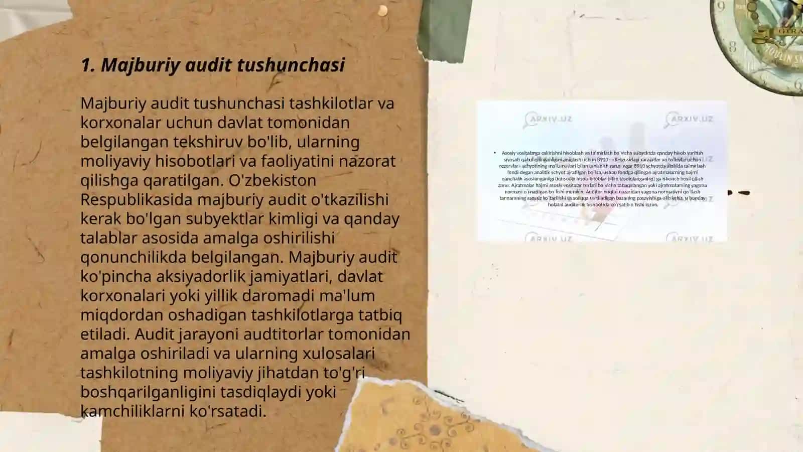 Majburiy audit va tartibga solish 3