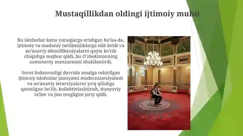 Asosiy Ijtimoiy Islohotlar va Ularning Ta'siri 3