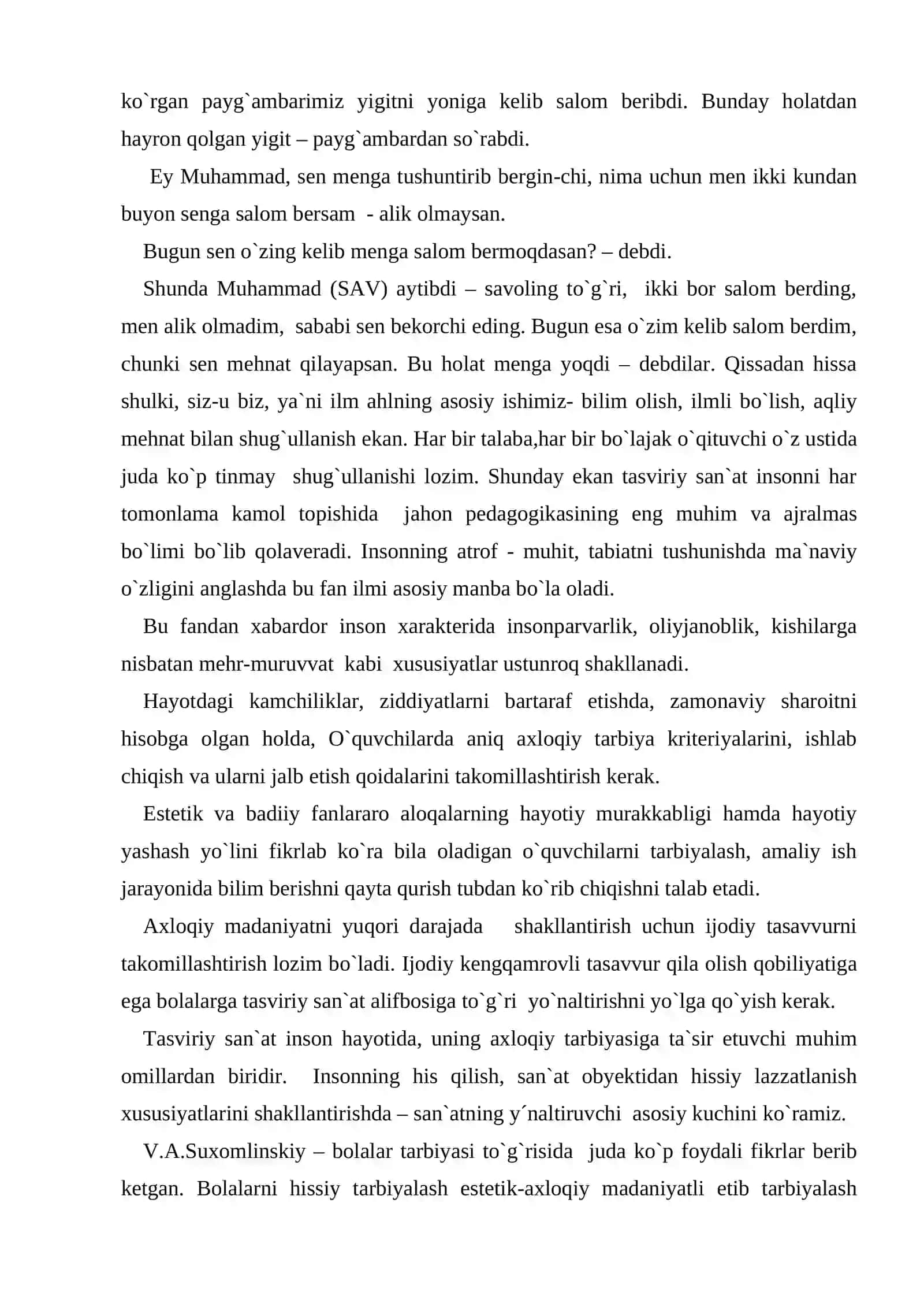 Tasviriy san`at o`qitish metodikasi va muhiti 3