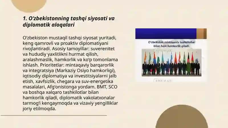 Oʻzbekiston va jahon hamjamiyati 3