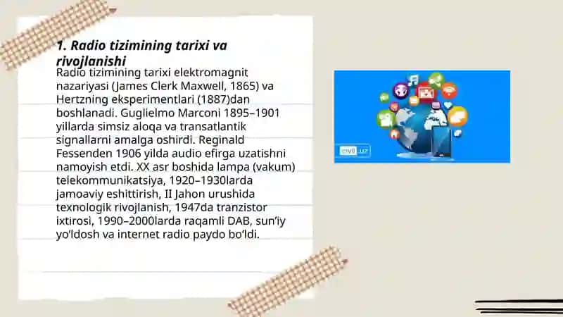 Radio-tezkor xabar berish va axborot tarqatish vositasi 3