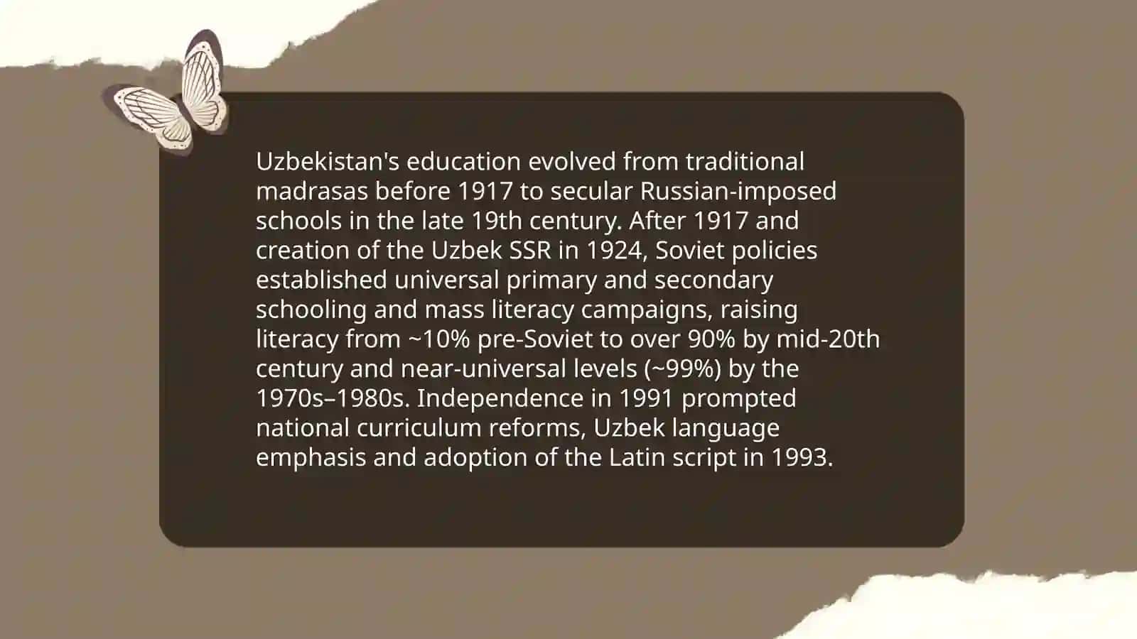 Education System of Uzbekistan shu mavzuda 3