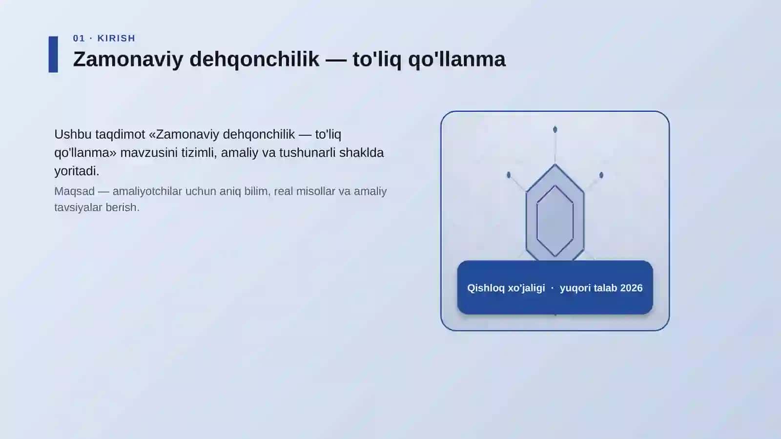 Zamonaviy dehqonchilik — to'liq qo'llanma 3
