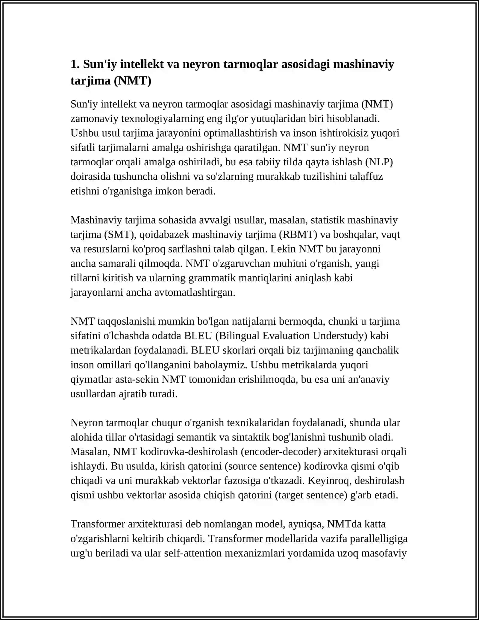 INTELLIGENCE ARTIFICIELLE ET LA TRADUCTION 3