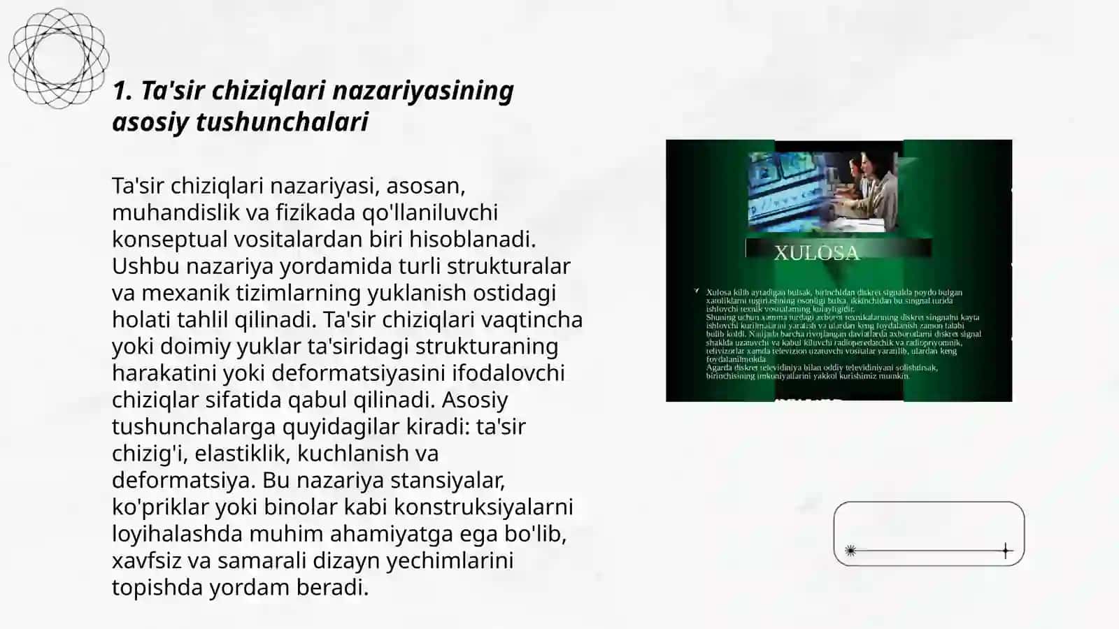 Ta'sir chiziqlar nazariyasi 3