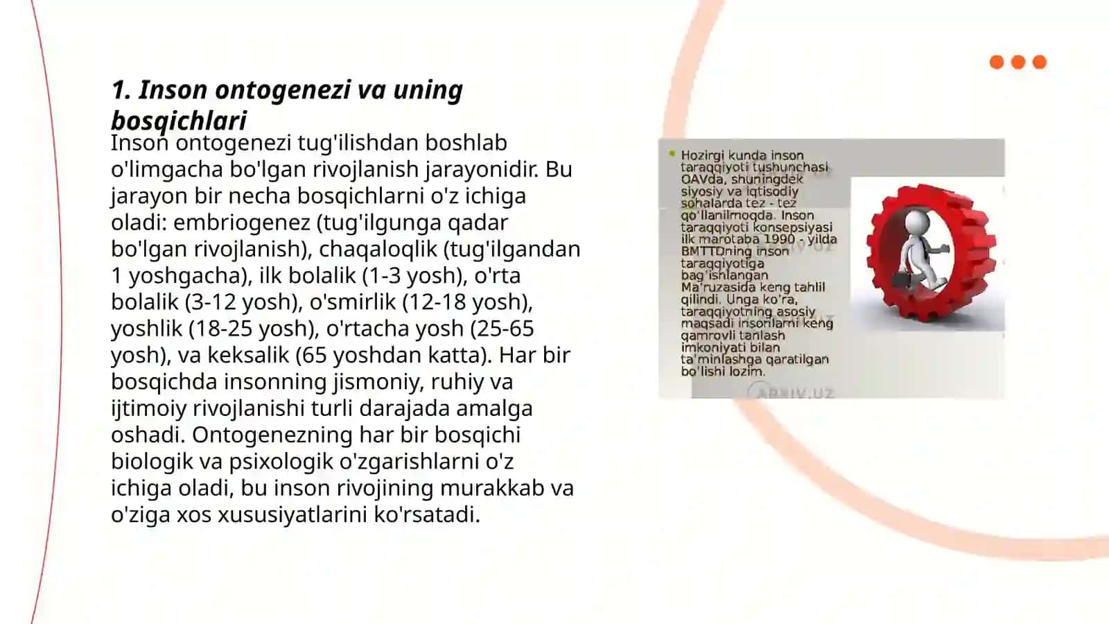 Inson psixikasini ontogenezda 3