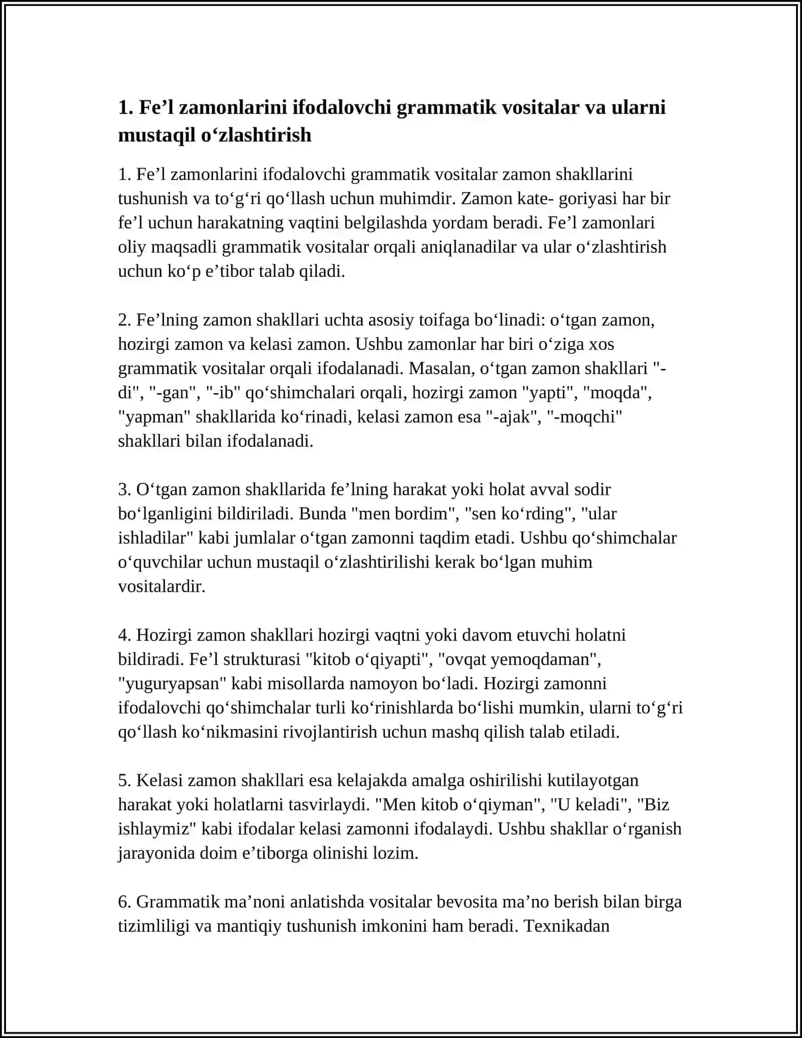 GRAMMATIK MAʼNONI IFODALOVCHI VOSITALAR 3