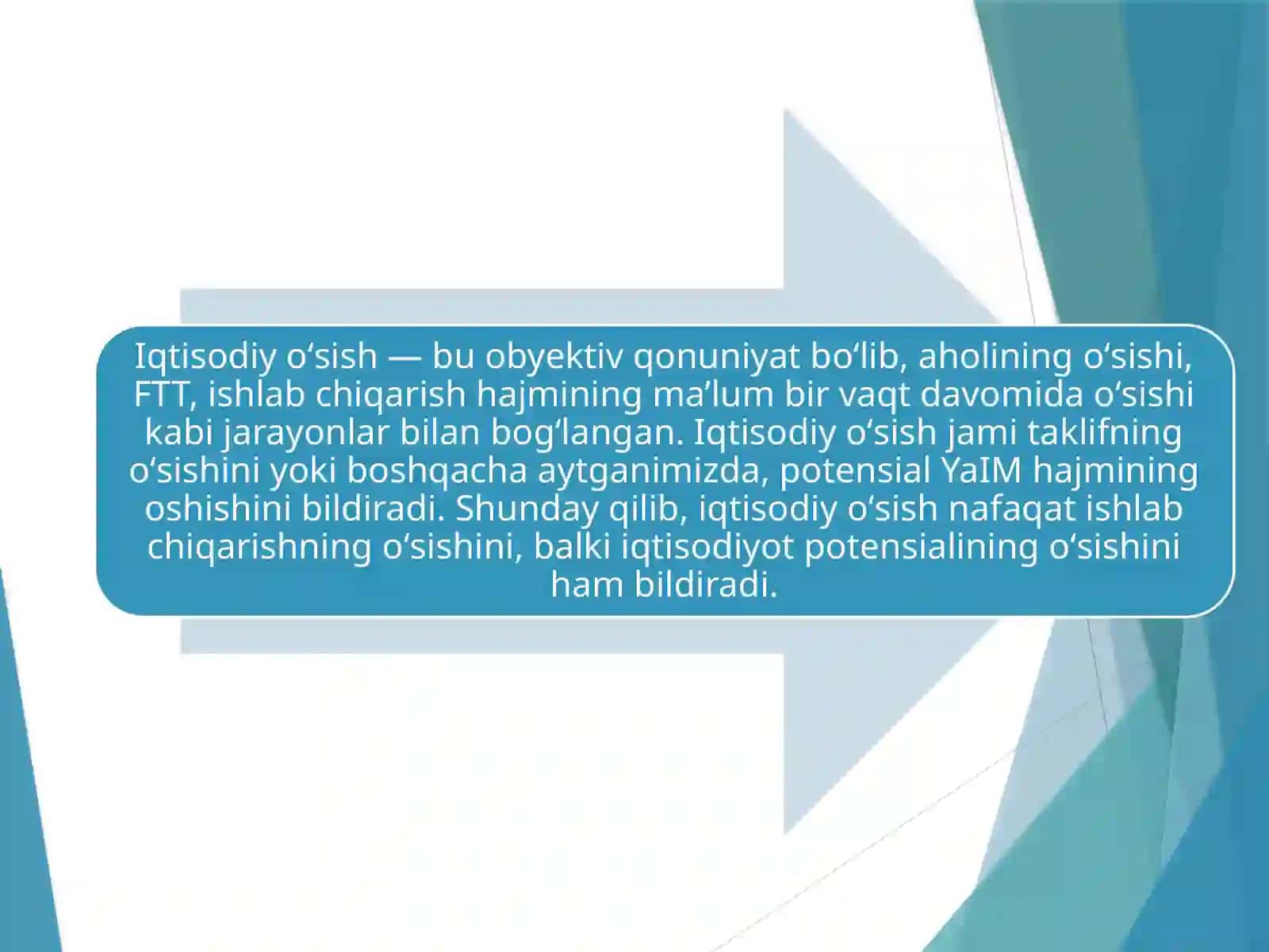 15-Iqtisodiy o`sish va uning modellari 3
