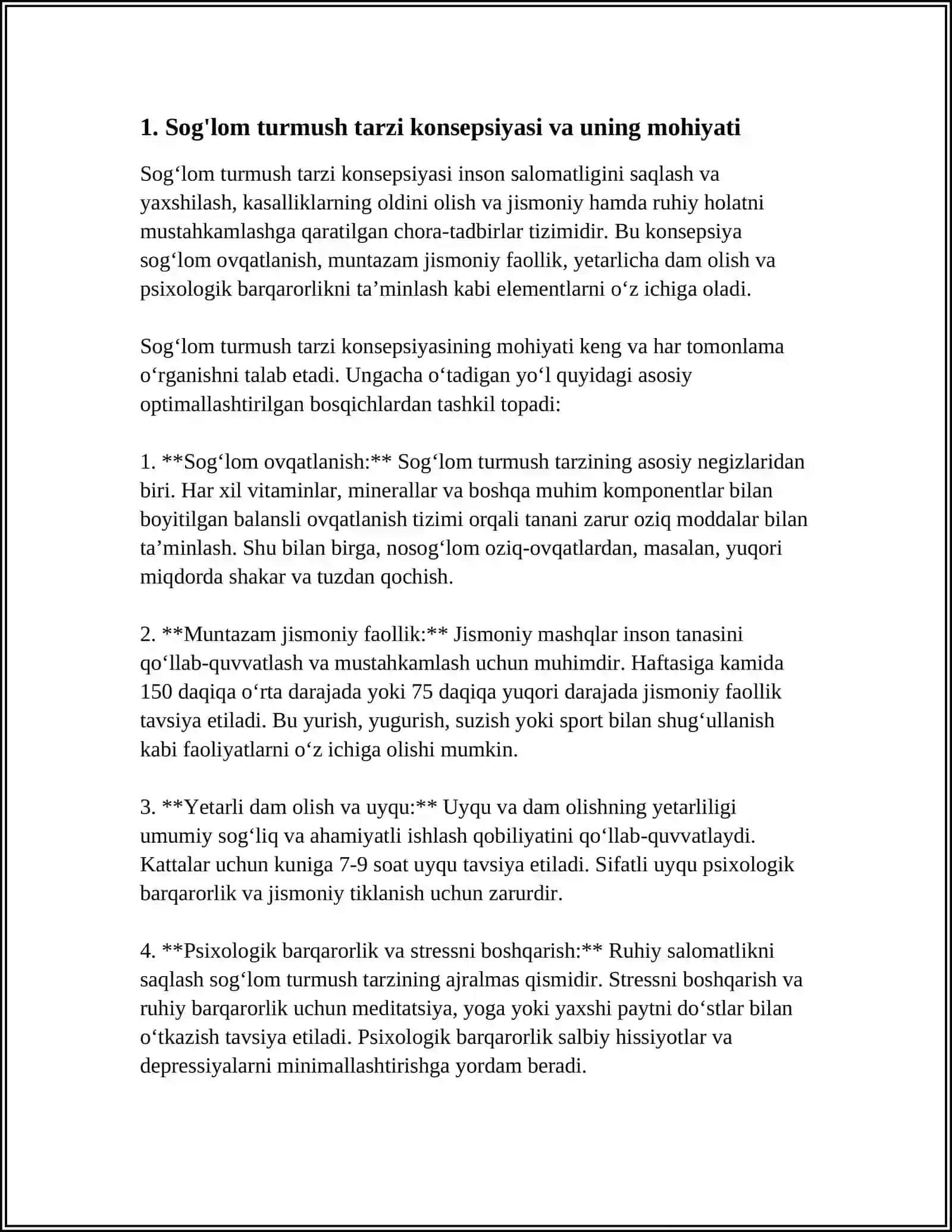 SOGLOM TURMUSH TARZI KONSEPSIYASI VA UNING BOSQICHLARI 3