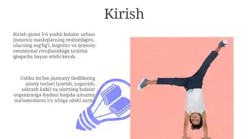Maktabgacha yoshdagi bolalar uchun jismoniy mashg‘ulot turlari va ularning ahamiyati 3