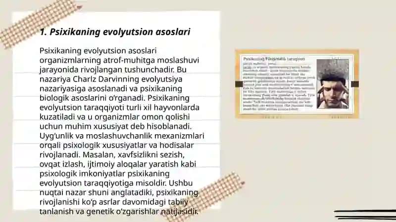 Psixikaning filogenetik taraqqiyoti 3
