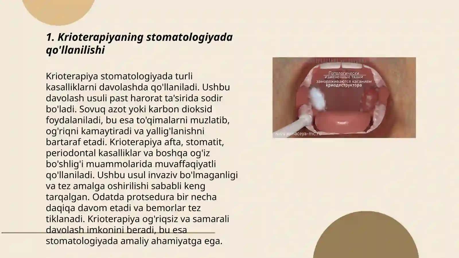 Krioterapiya va gipoterapiya qo'llash metodikasi 3