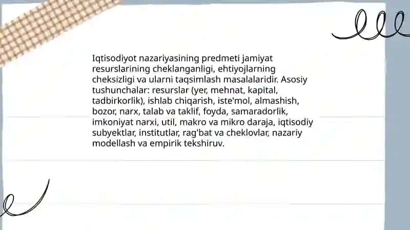 Iqtisodiyot nazariyasi 3