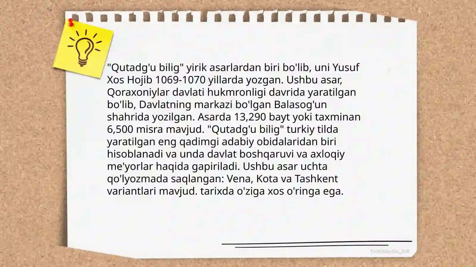 Qutadgʼu bilig asari 3