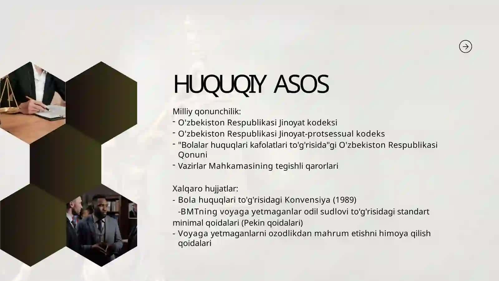 VOYAGA YETMAGANLAR JINOYATINI TERGOV QILISH 3