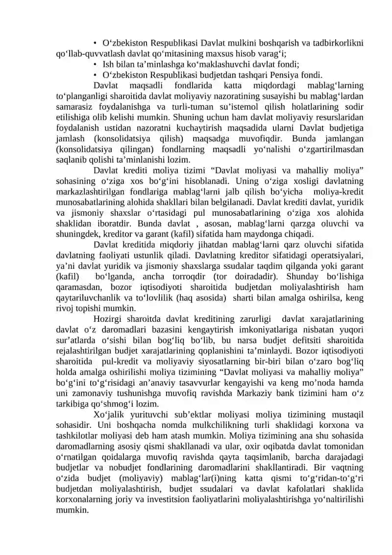Moliya tizimi 3