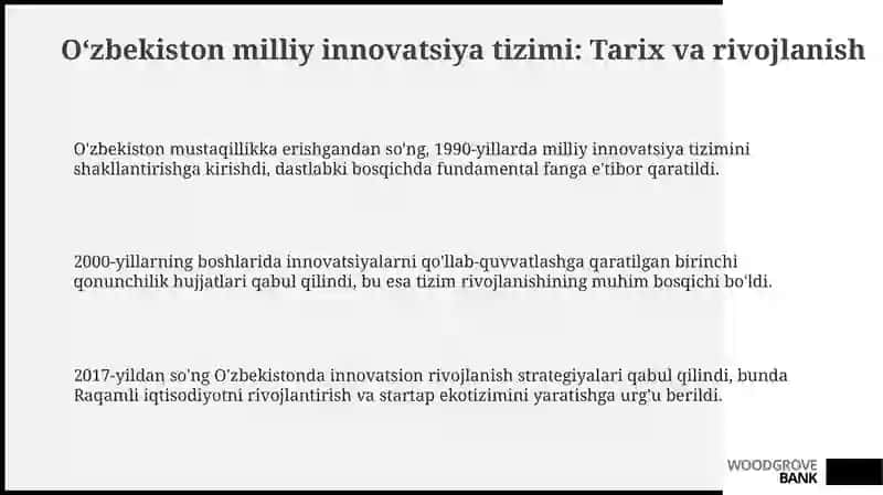 O'zbekiston milliy innovatsiya tizimi 3