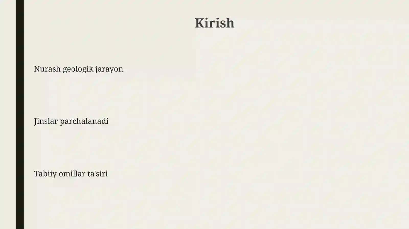 Tog' jinslarining nurash tushunchasi 3