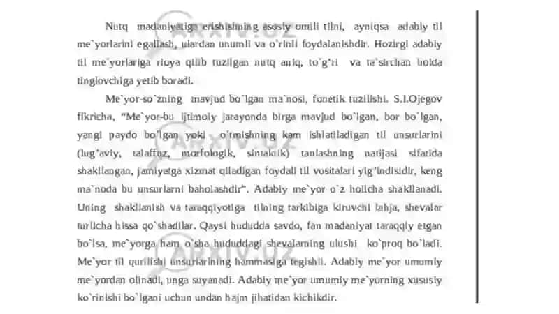 Adabiy tilda meʼyor tushunchasi 3