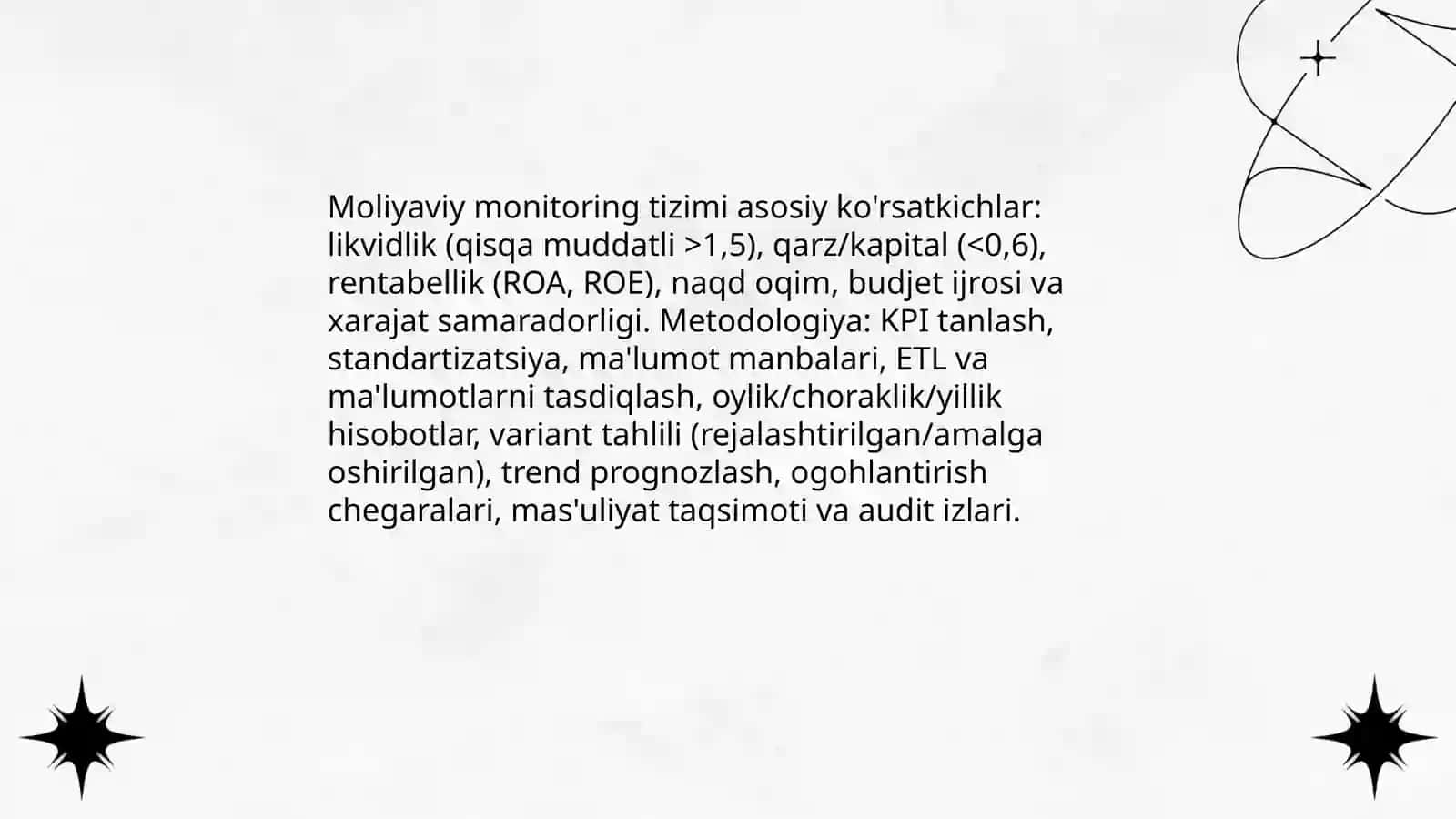 Davlat moliyasining makroiqtisodiy barqarorlikni ta'minlashdagi roli 3