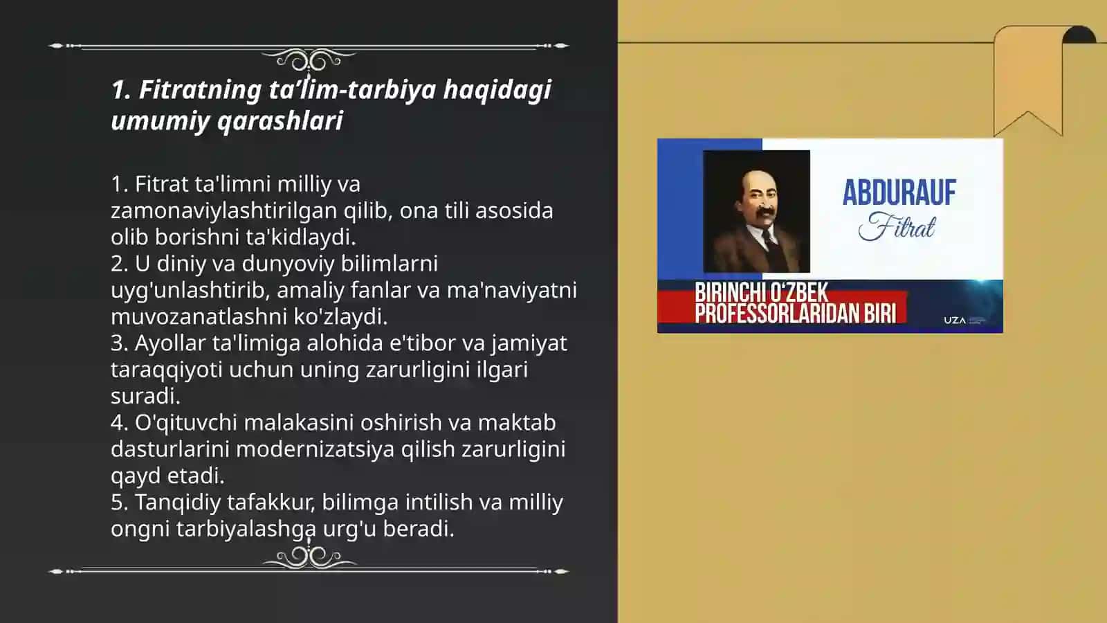 Fitrat va uning asarlarida ta’lim tarbiya masalalari 3