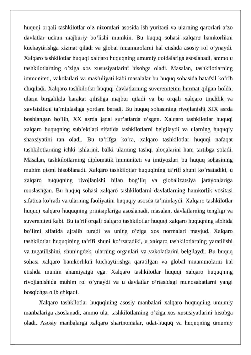 Xalqaro tashkilotlar huquqi 3