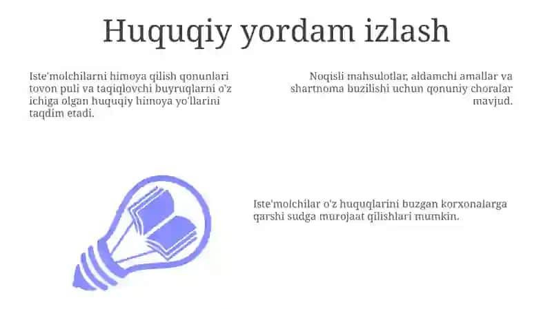 Iste'molchilar huquqlarining ustunligi 3
