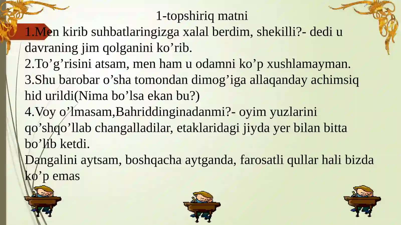 Gapdagikirishso’zlaruslubi 3