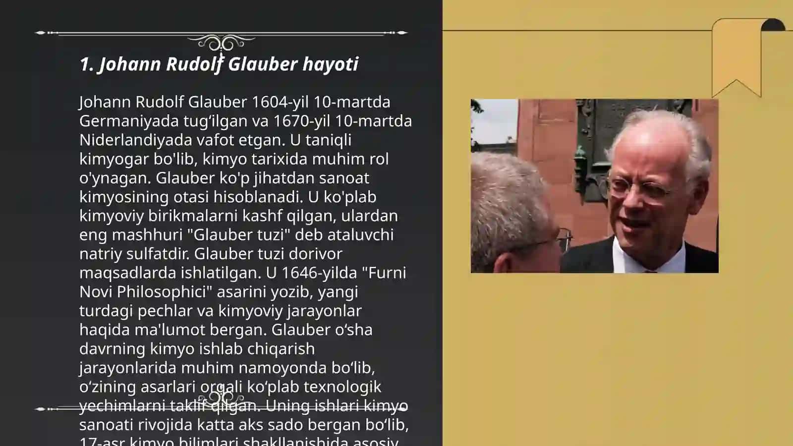Johann Rudolf Glauber hayoti 3